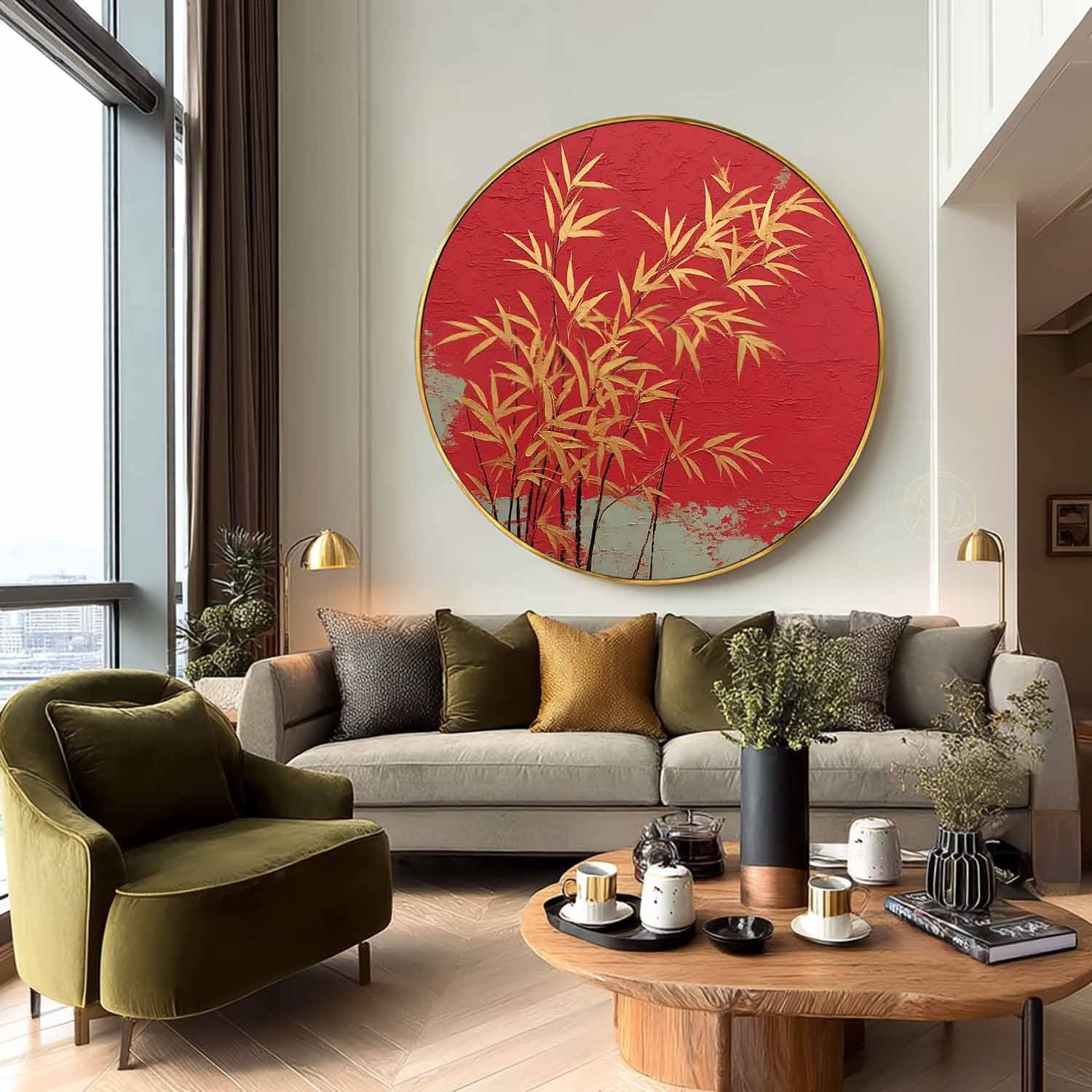 Round Wall Art #RWA002