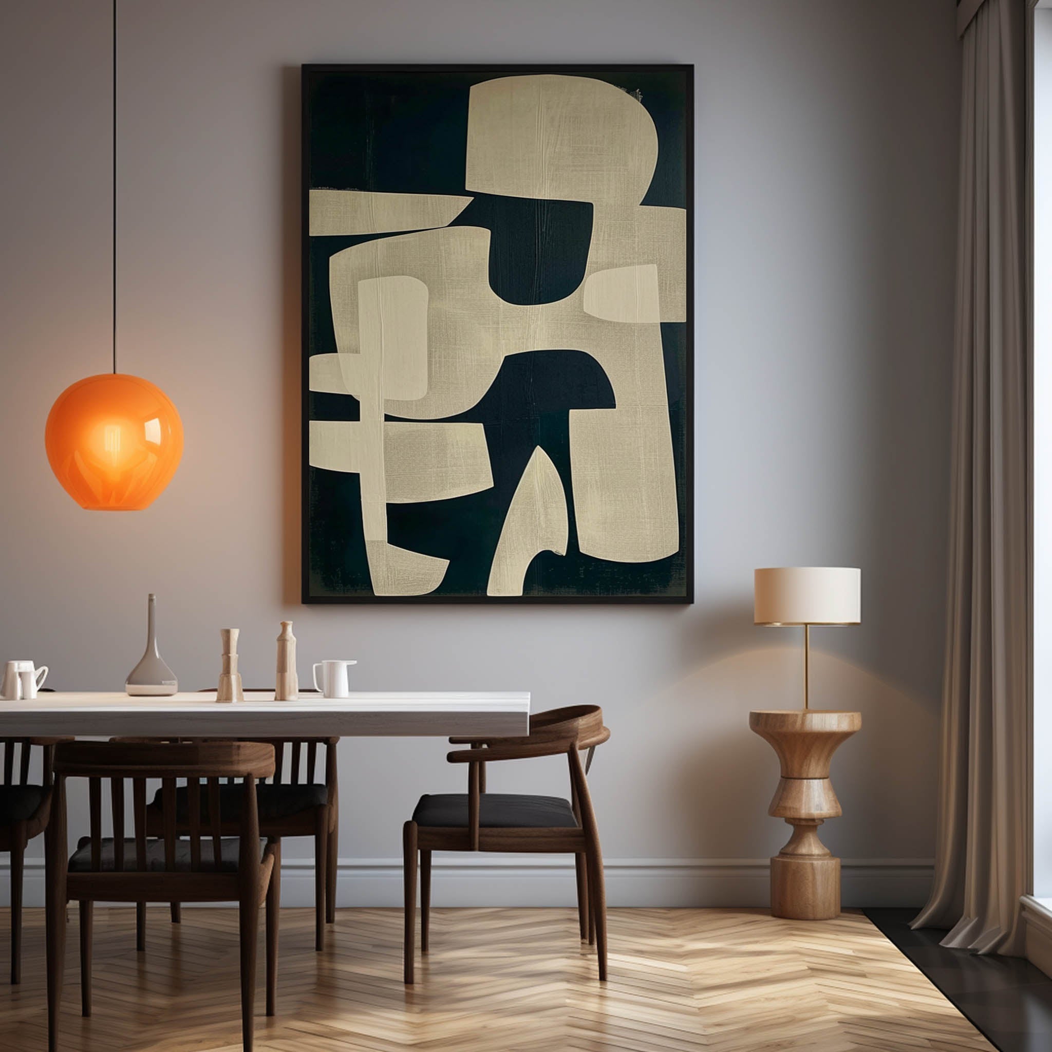 Wabi-Sabi Minimalism Art #MS121