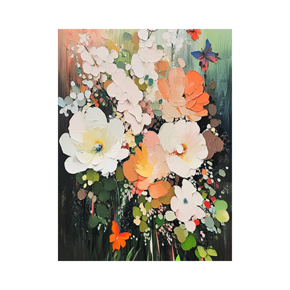 Abstract Floral Art #AR115D