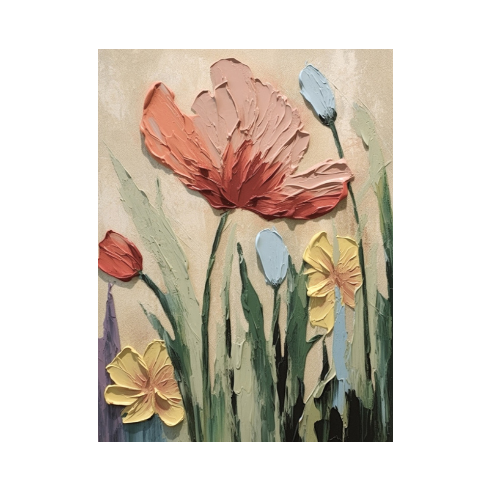 Abstract Floral Art #AR129A