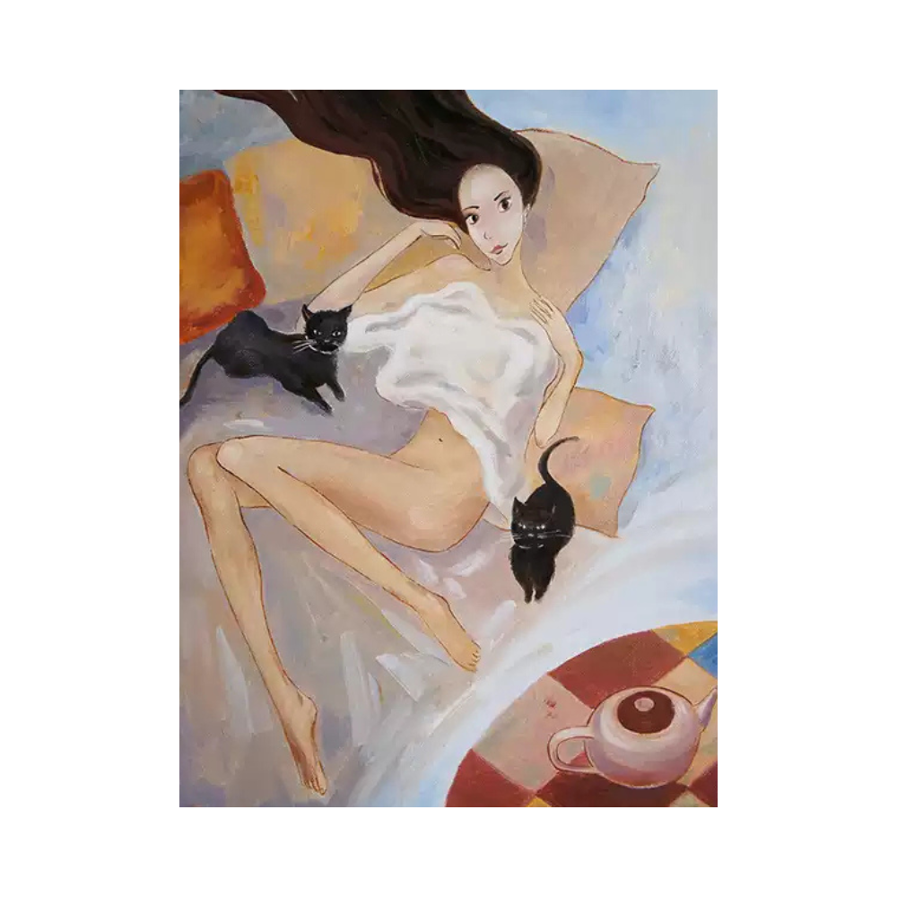 Abstract Portrait Art #AR196