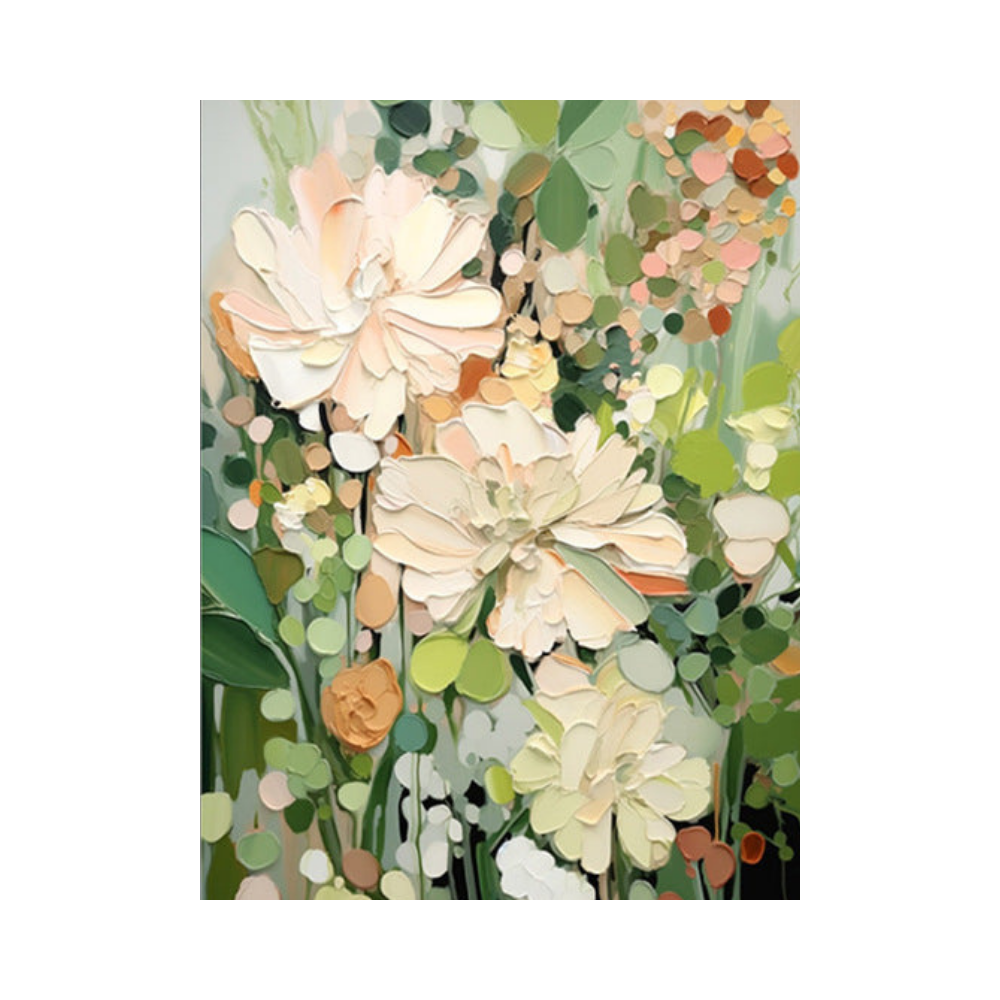 Plaster Floral Art #LM099