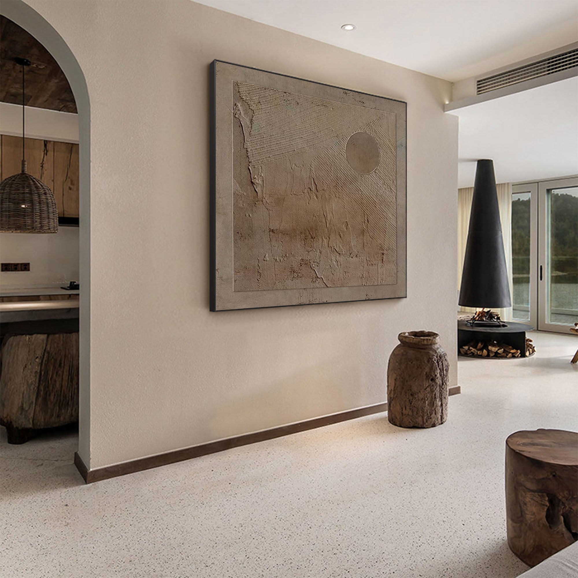 Wabi-Sabi Minimalism Art #MS111