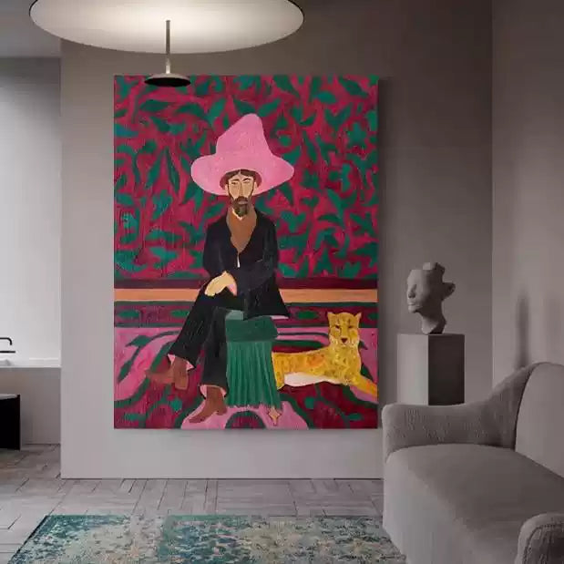 Abstract Portrait Art #AR080