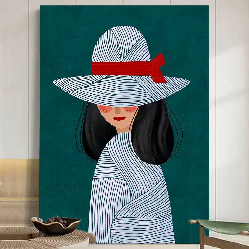 Abstract Portrait Art #AR100