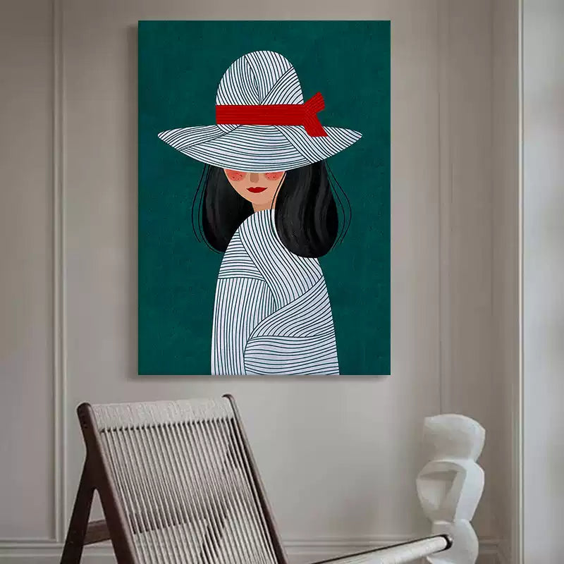 Abstract Portrait Art #AR100