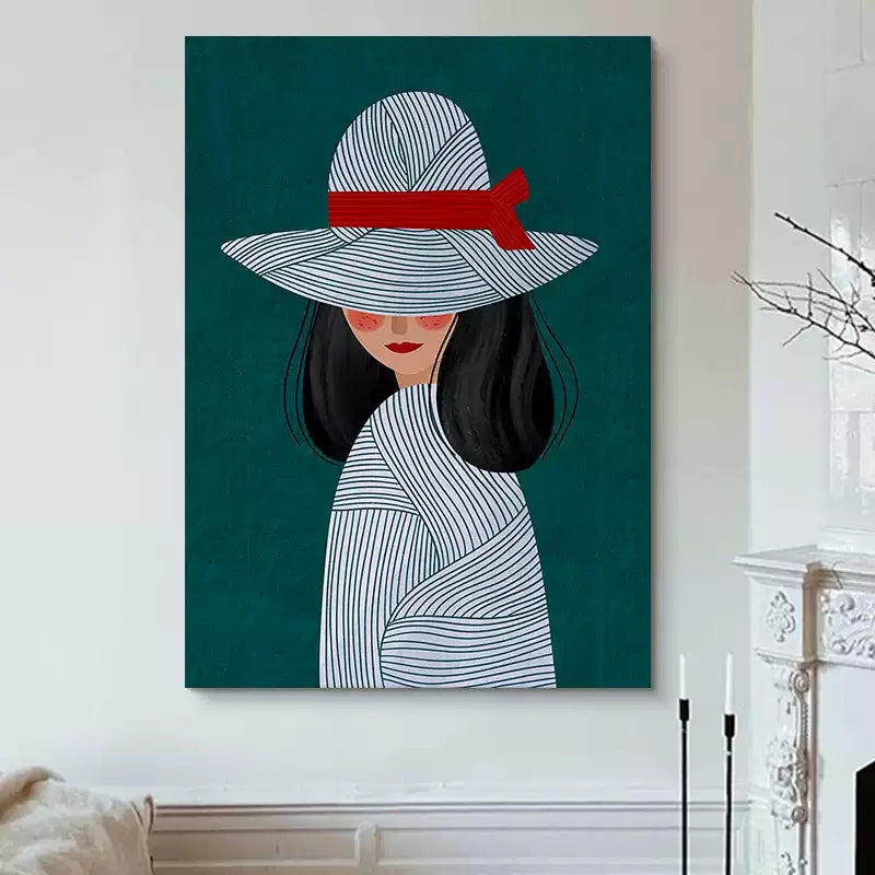 Abstract Portrait Art #AR100