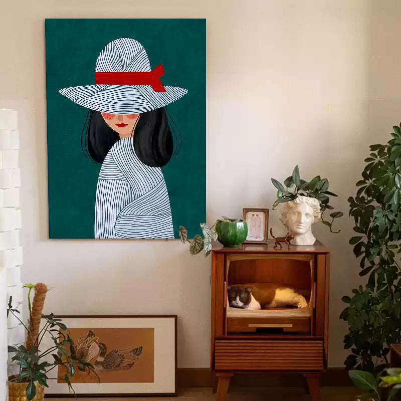 Abstract Portrait Art #AR100