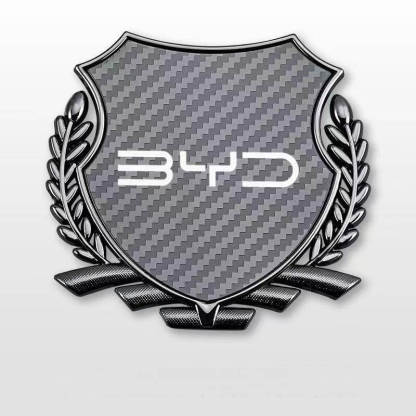 3D Metal Car Trunk Window Side Emblem Badge Decal Sticker For BYD