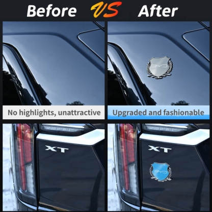 3D Metal Car Trunk Window Side Emblem Badge Decal Sticker For BYD