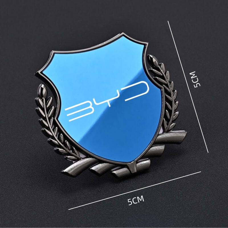3D Metal Car Trunk Window Side Emblem Badge Decal Sticker For BYD
