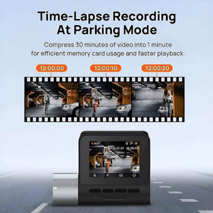 Dash Cam 2.7K HD with 2-Inch Screen, Supports 24-hour Monitoring for BYD