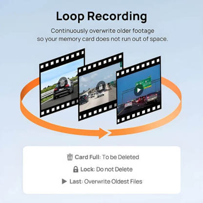 Dash Cam 2.7K HD with 2-Inch Screen, Supports 24-hour Monitoring for BYD