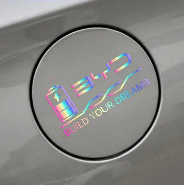 Laser Car Fuel Tank Sticker for BYD