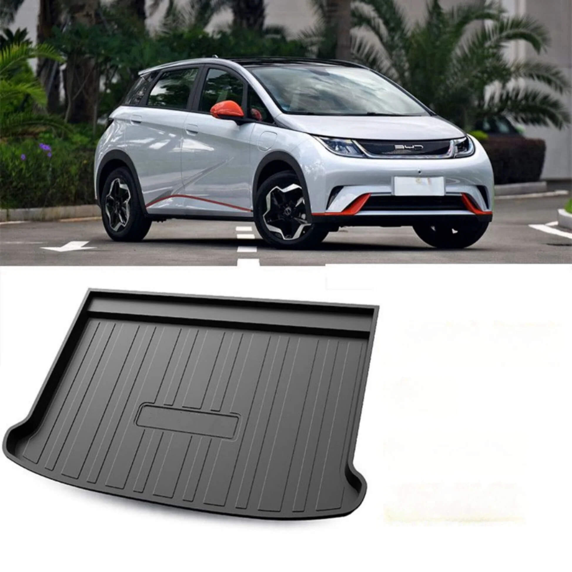 Trunk Rubber Floor Mat for BYD Dolphin