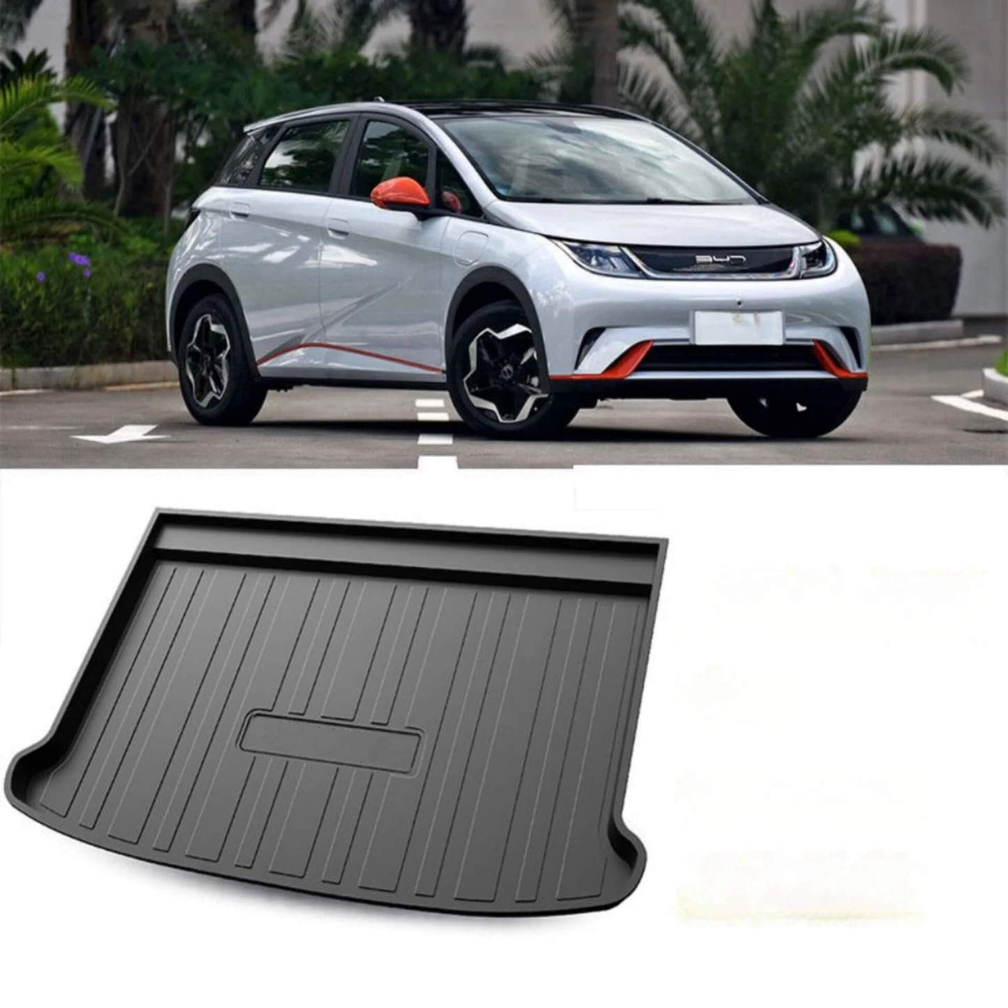 Trunk Rubber Floor Mat for BYD Dolphin