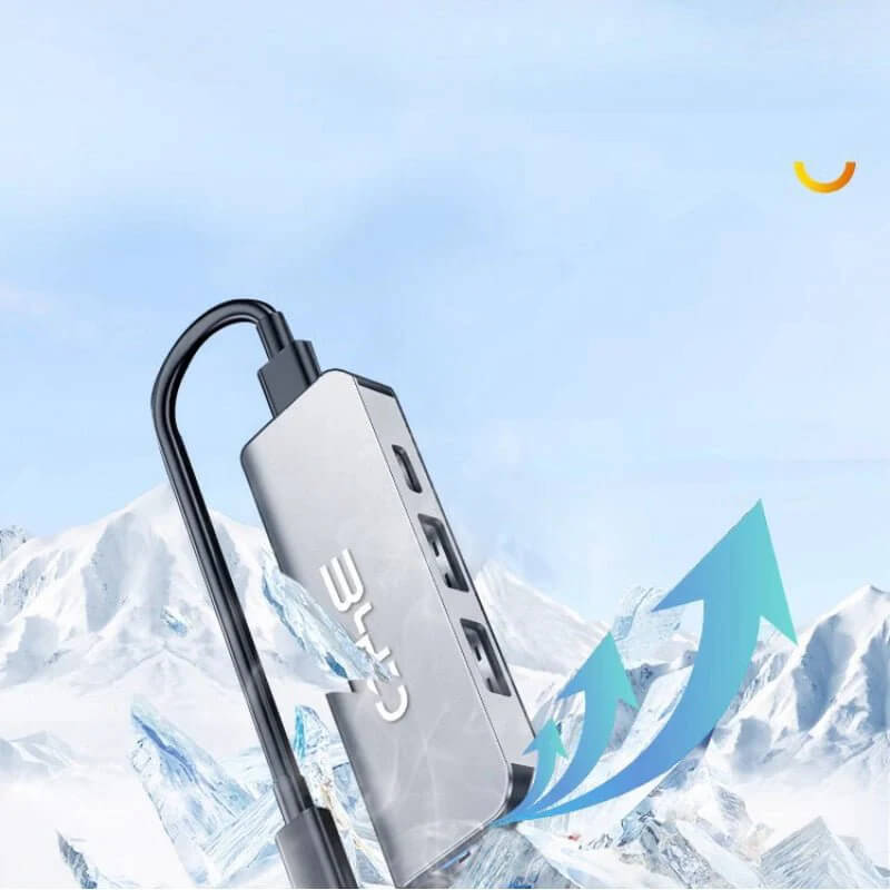 USB Hub 4-In-1 Dock Charger for BYD