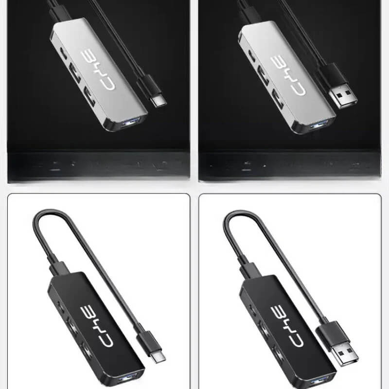 USB Hub 4-In-1 Dock Charger for BYD