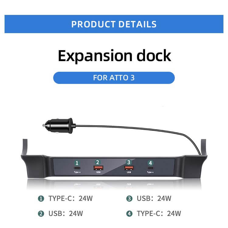 USB Hub for BYD Atto 3