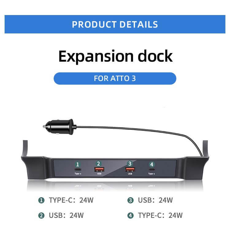 USB Hub for BYD Atto 3