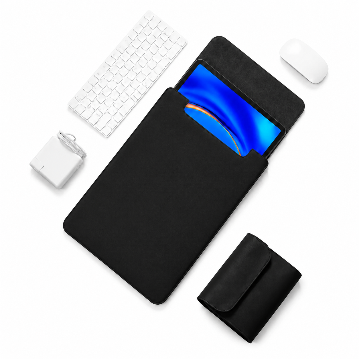 Pouzdro na tablet s kapsou na myš