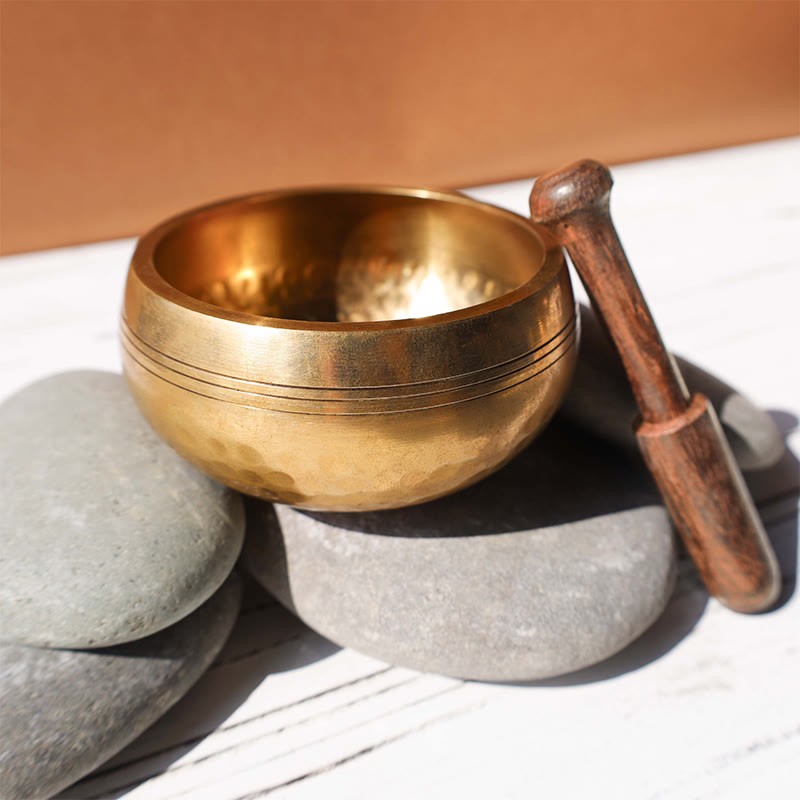 Tibetan Meditation Sound Bowl Handcrafted for Healing and Mindfulness 