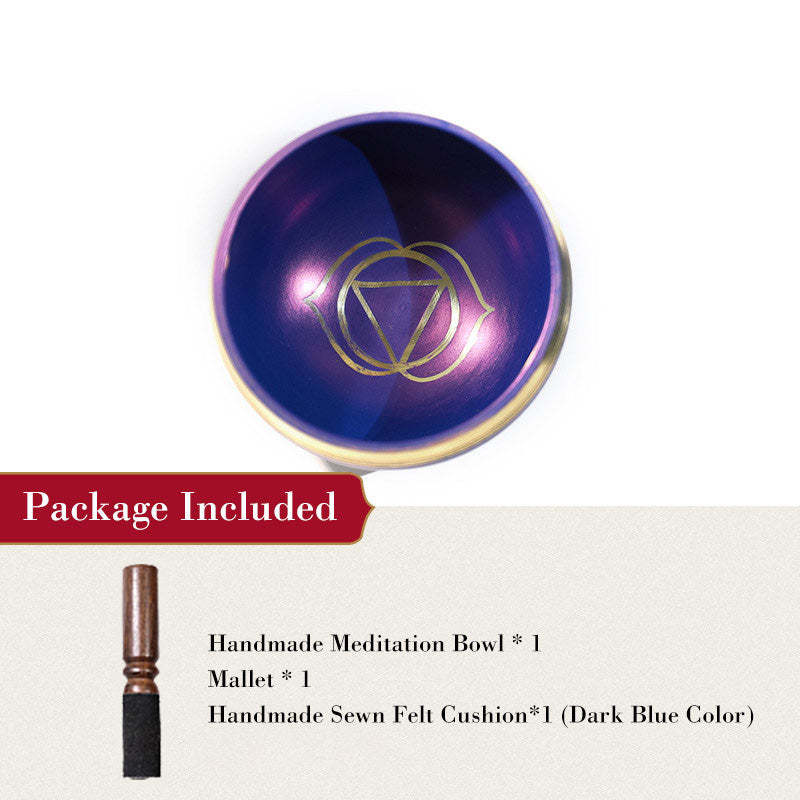 བོད་ཀྱི་རིགས Buddha Stones Tibetan Sound Bowl Handcrafted for Chakra Healing and Mindfulness Meditation Singing Bowl Set-བོད་ཀྱི་རིགས