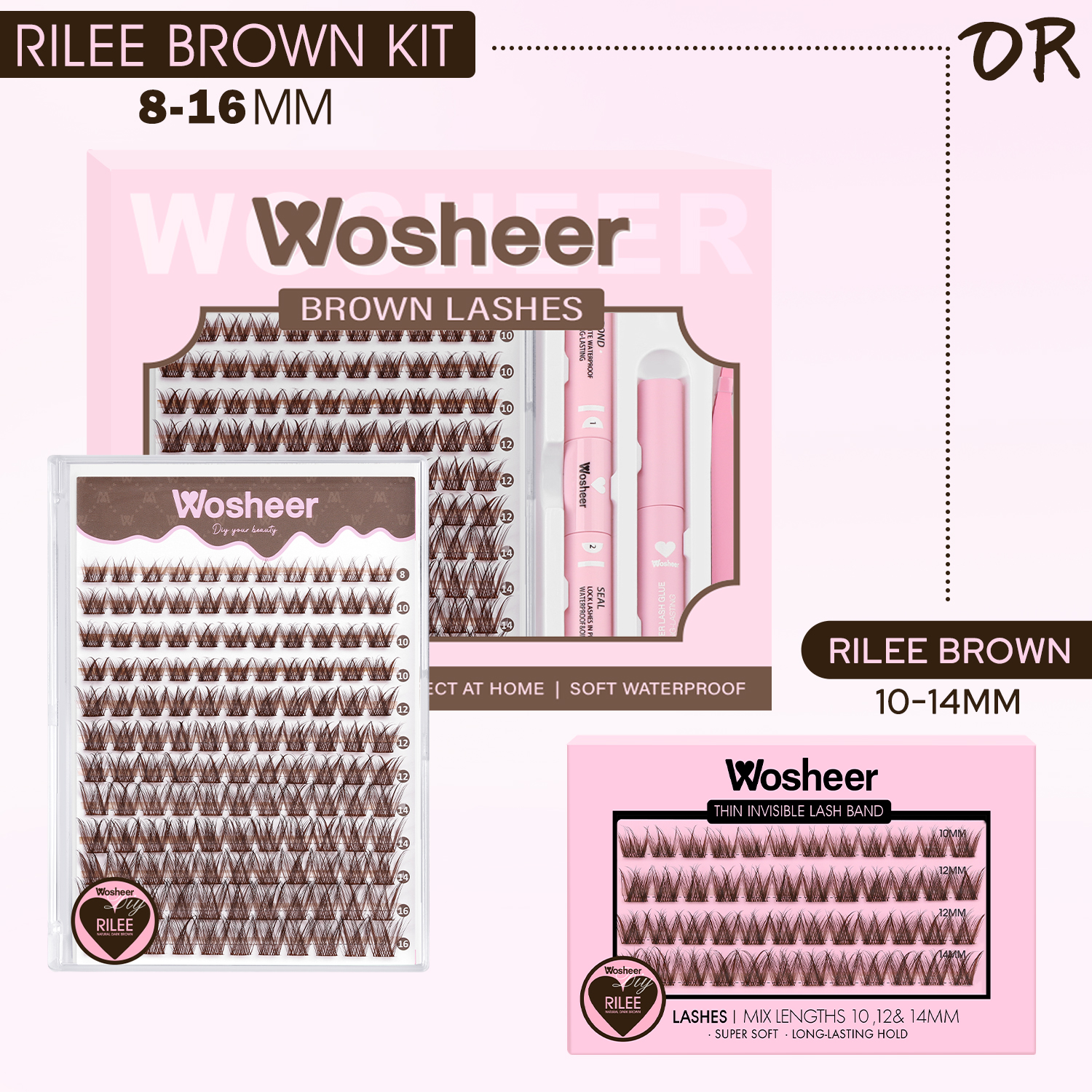 RILEE BROWN Lash Clusters