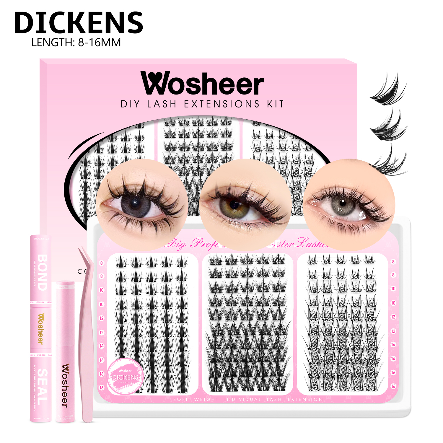 DICKENS Lash Clusters