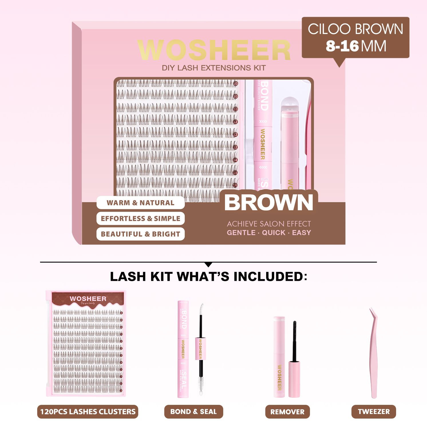 CILOO Brown Lash Clusters