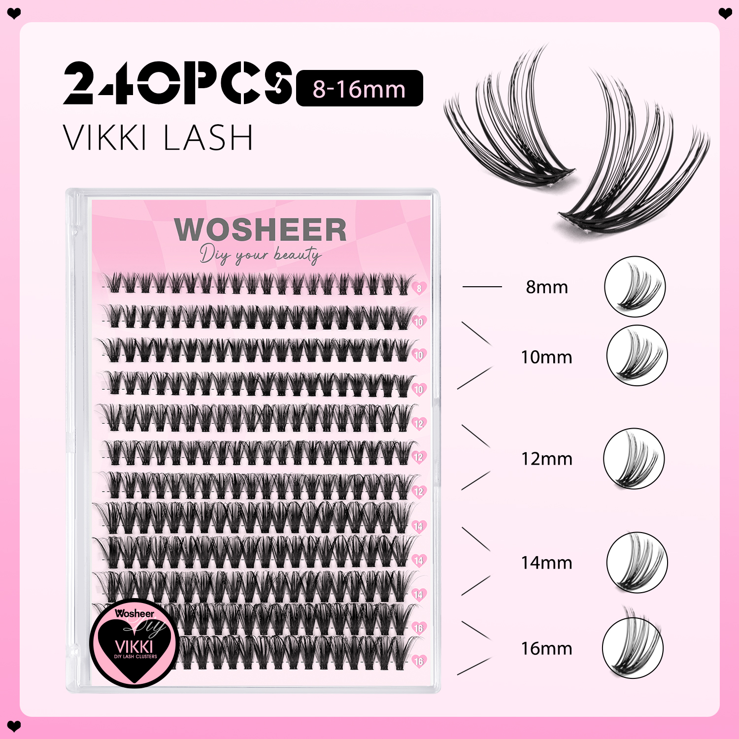 VIKKI  Wimpernbüschel