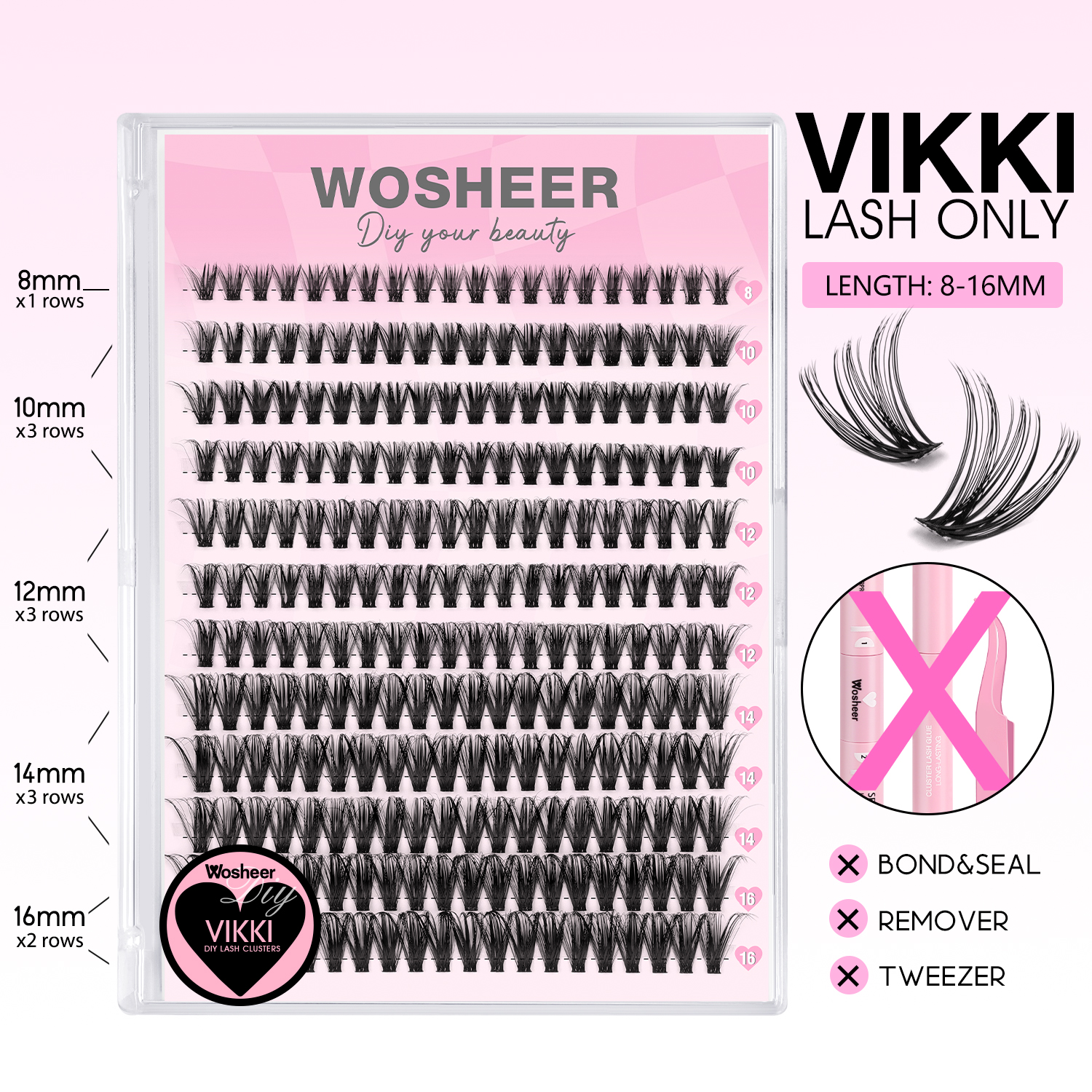 VIKKI  Wimpernbüschel