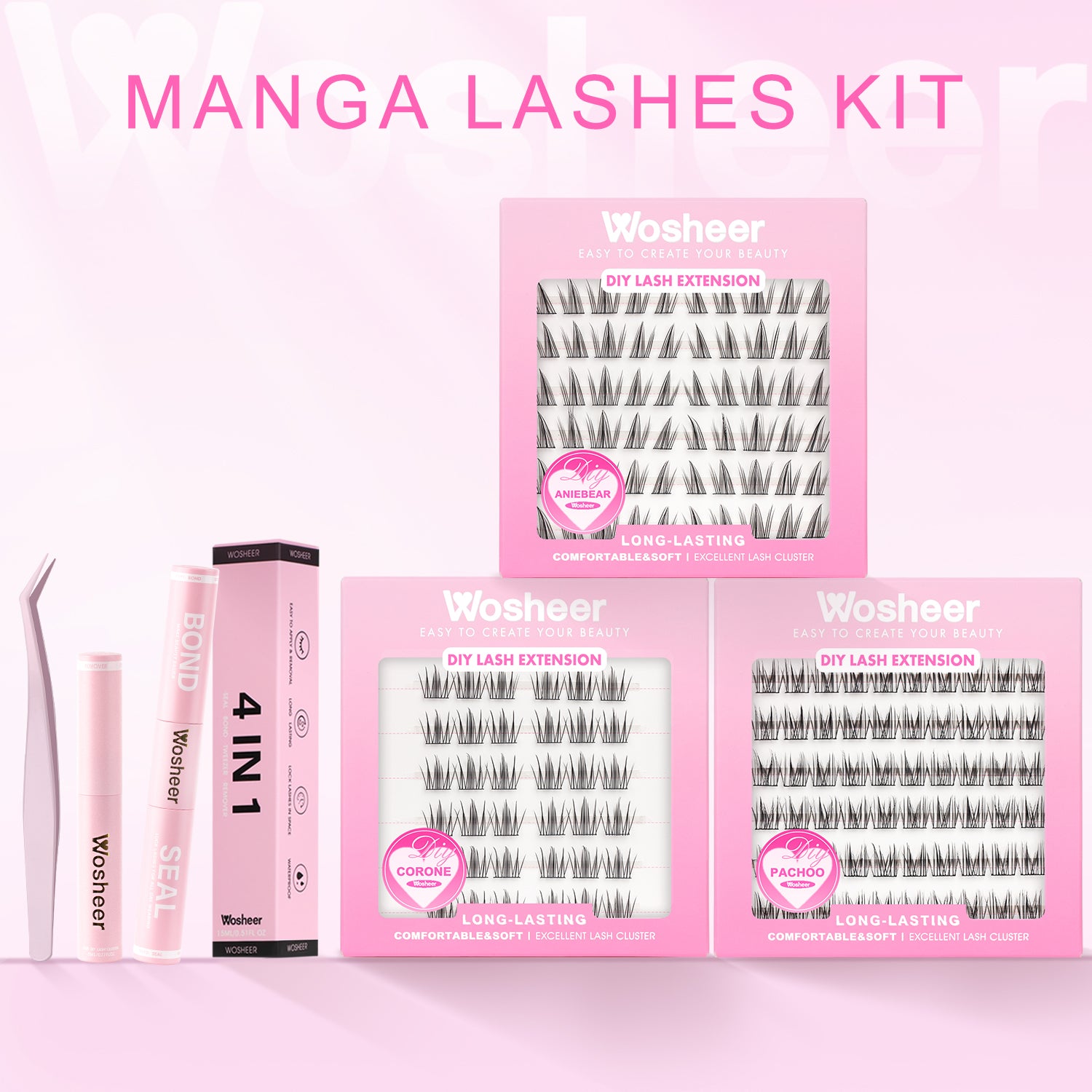 Manga Lashes Kit - WOSHEER