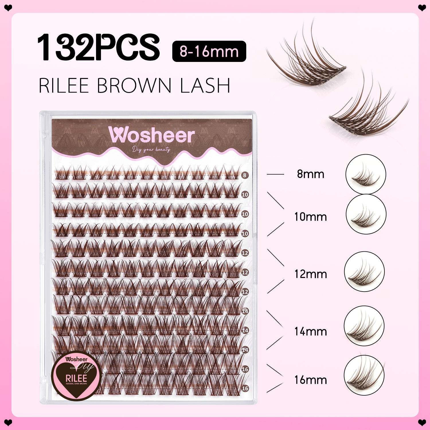 RILEE BROWN Lash Clusters