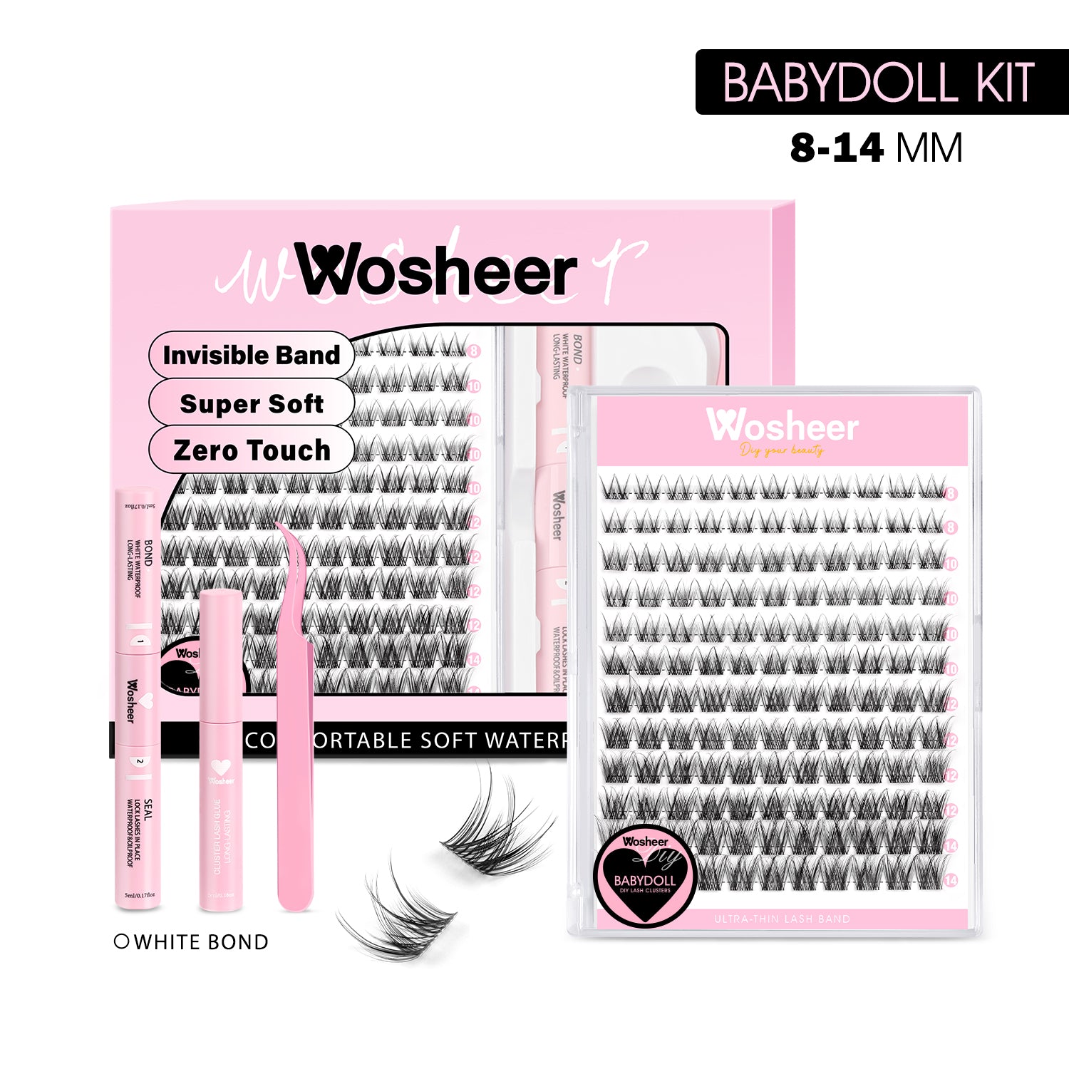 BABYDOLL Lash Clusters - WOSHEER