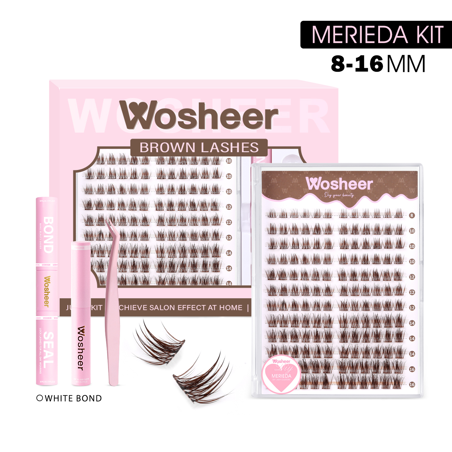 MERIEDA BROWN Lash Clusters