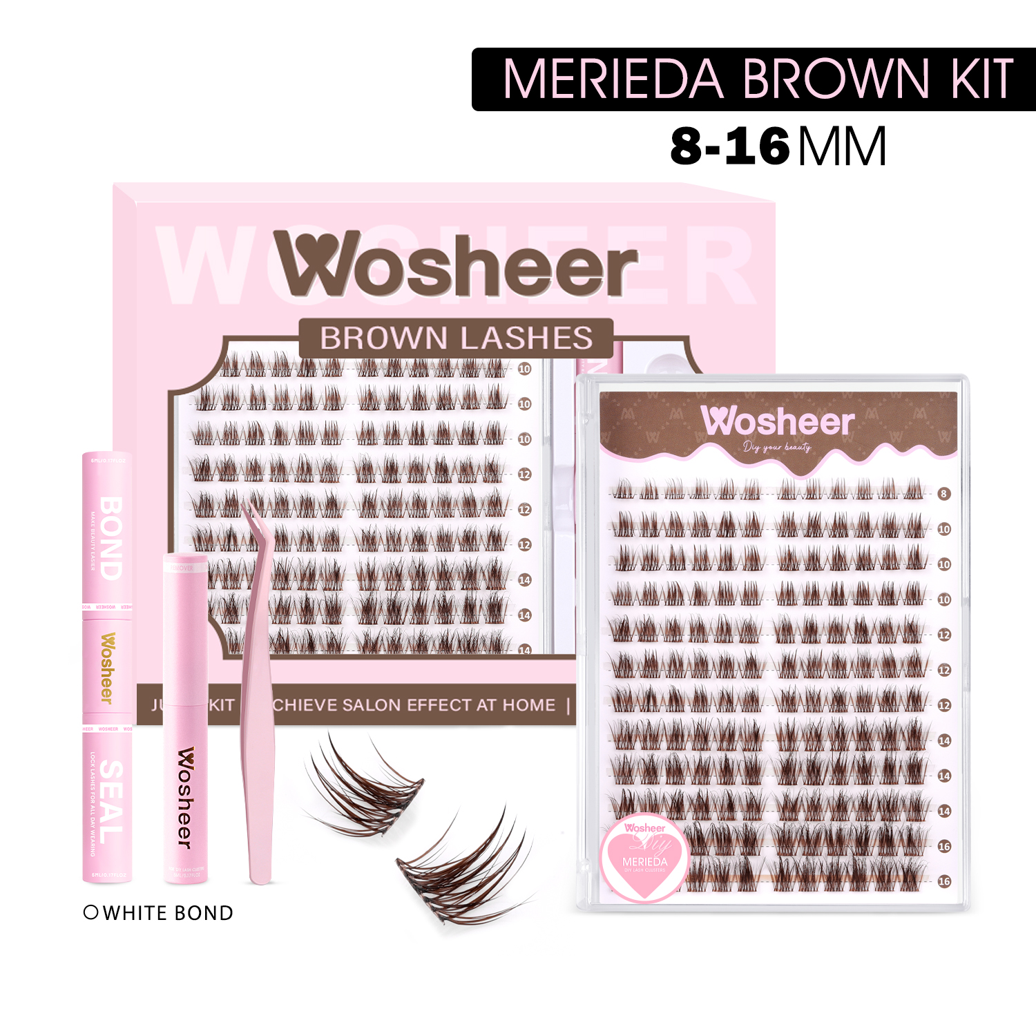 MERIEDA BROWN Lash Clusters