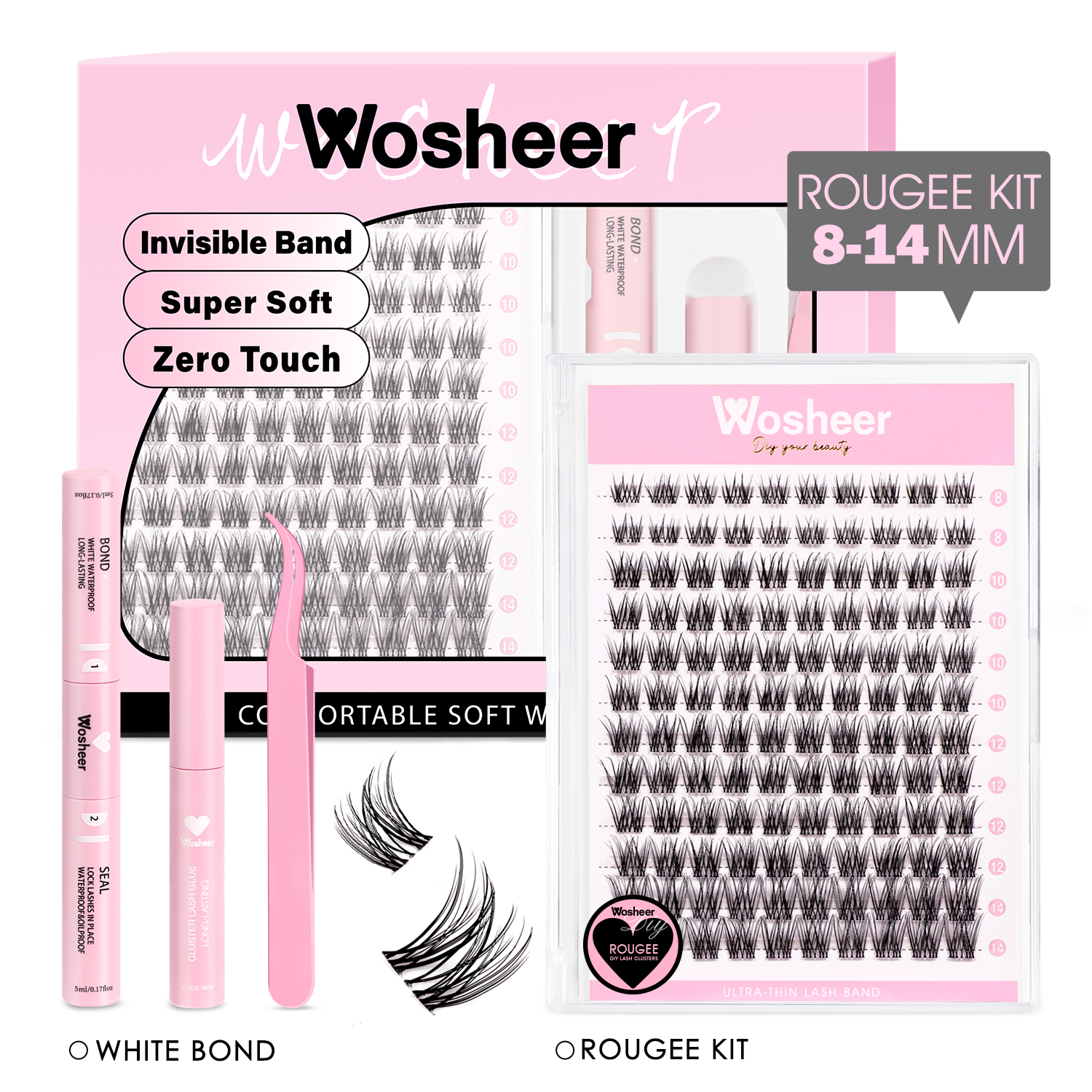 ROUGEE Lash Clusters