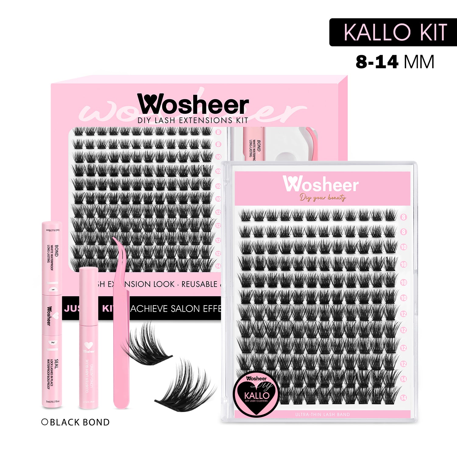 KALLO Lash Clusters - WOSHEER
