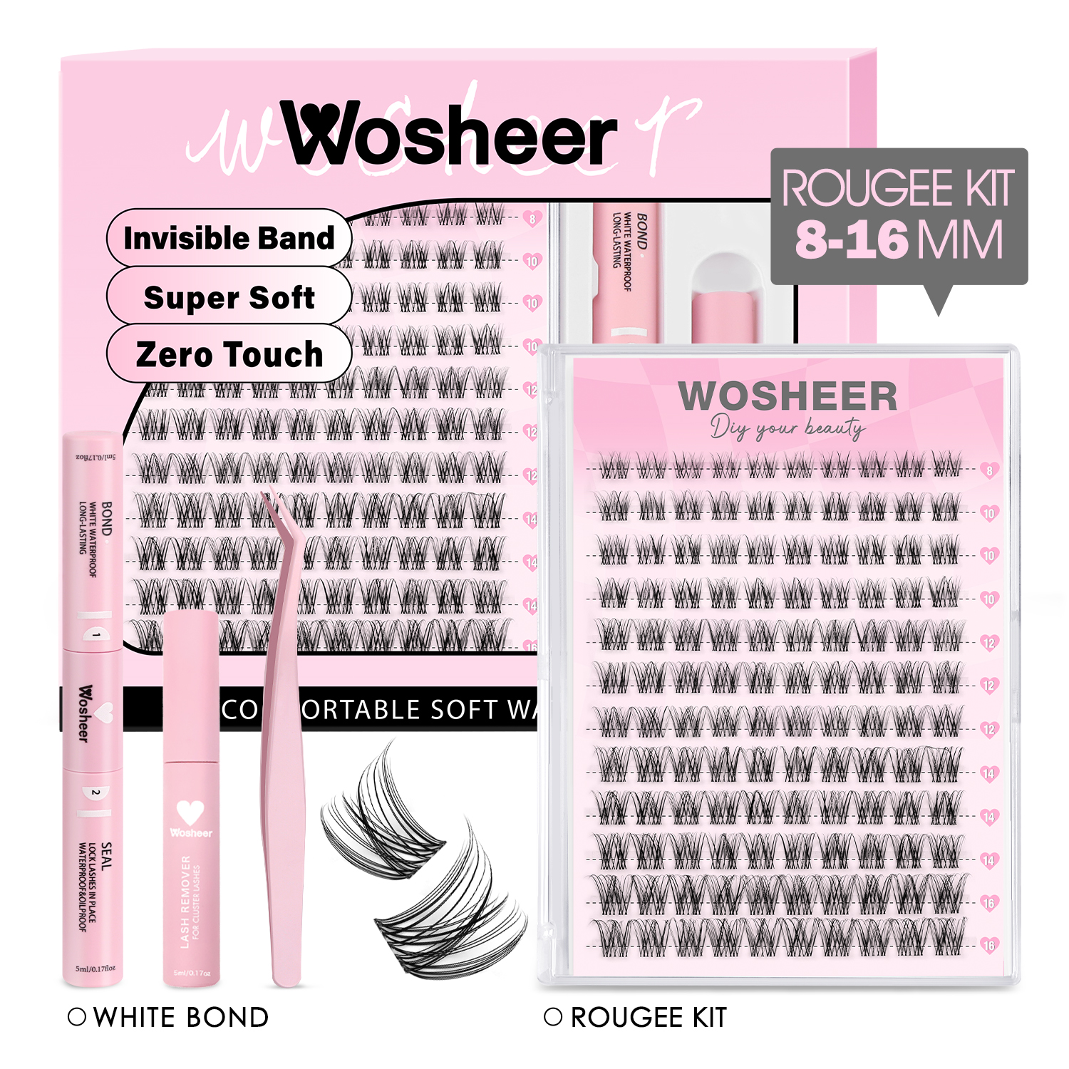 ROUGEE Lash Clusters