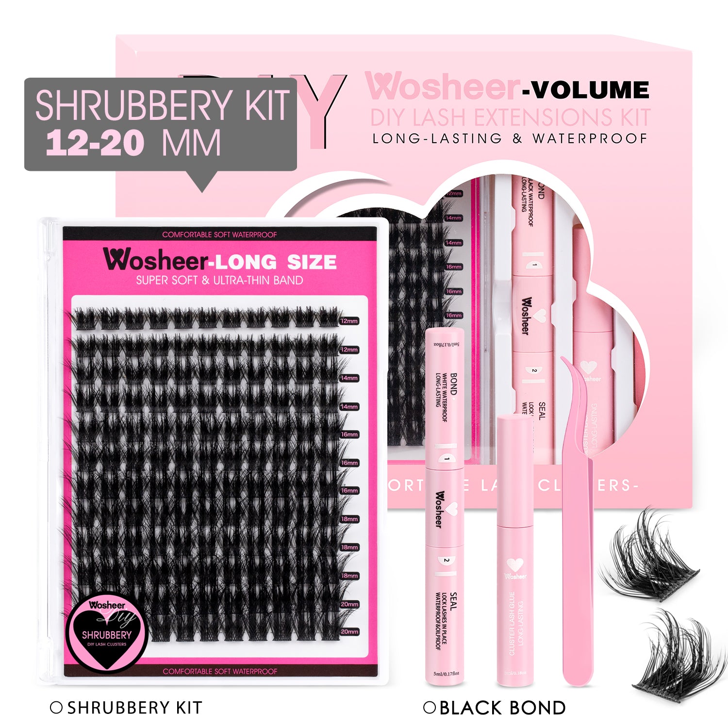 SHRUBBERY Lash Clusters - WOSHEER