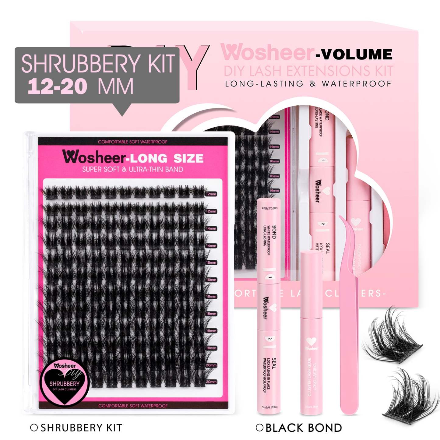 SHRUBBERY Lash Clusters - WOSHEER