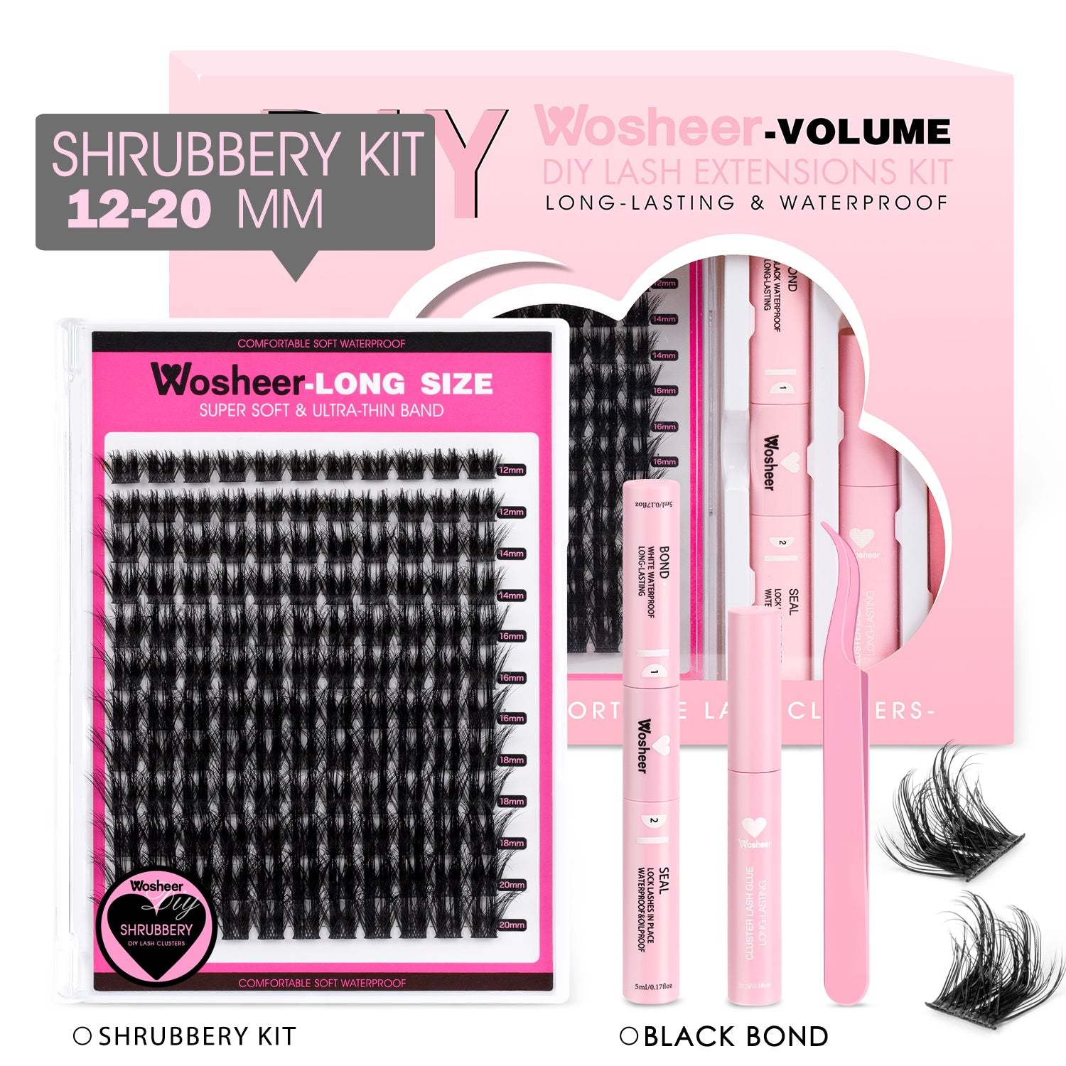 SHRUBBERY Lash Clusters - WOSHEER