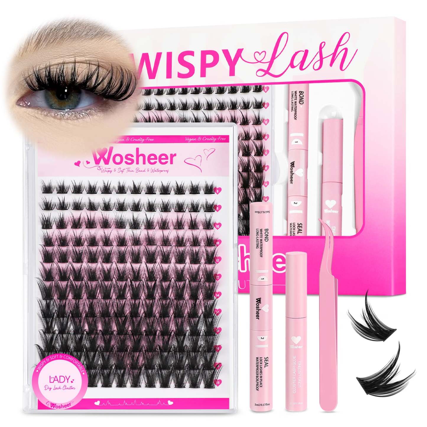 LAYZ Lash Clusters - MX - WOSHEER