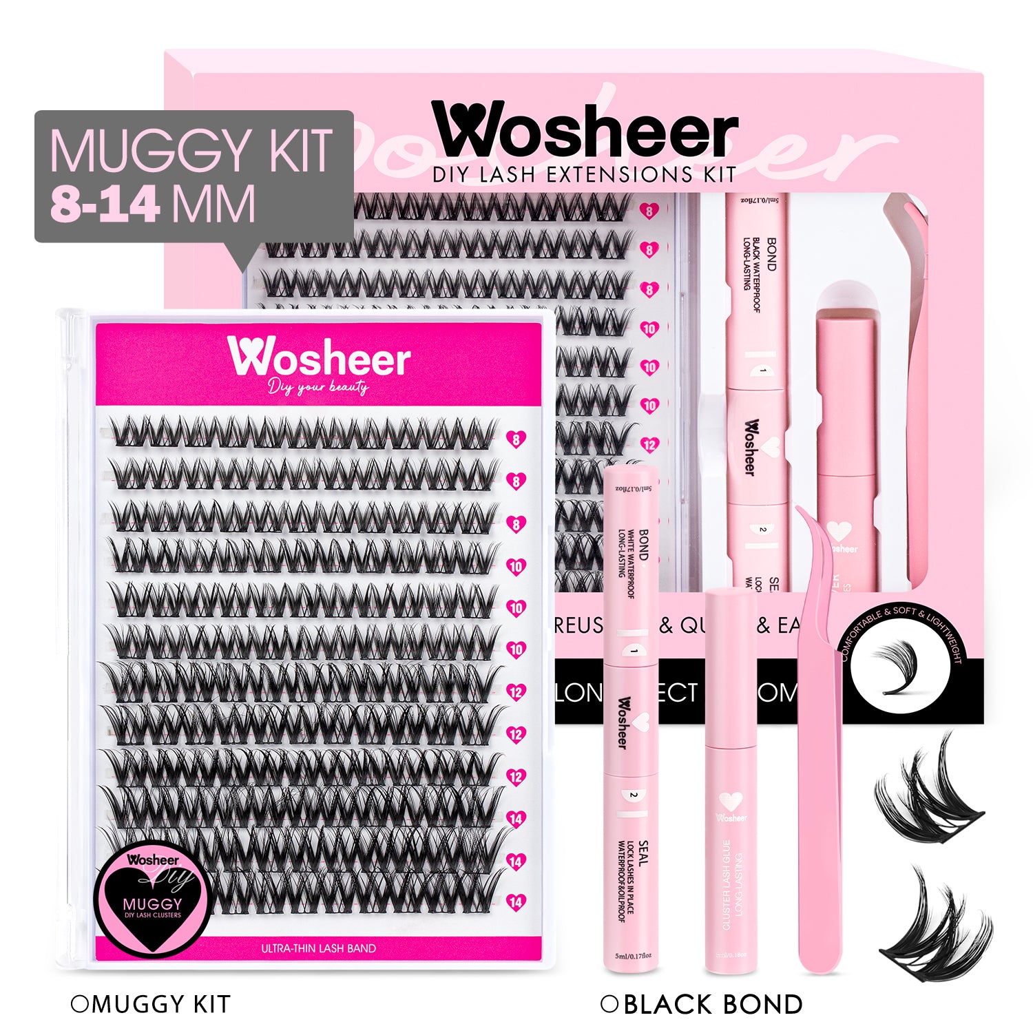 MUGGY Lash Clusters - WOSHEER