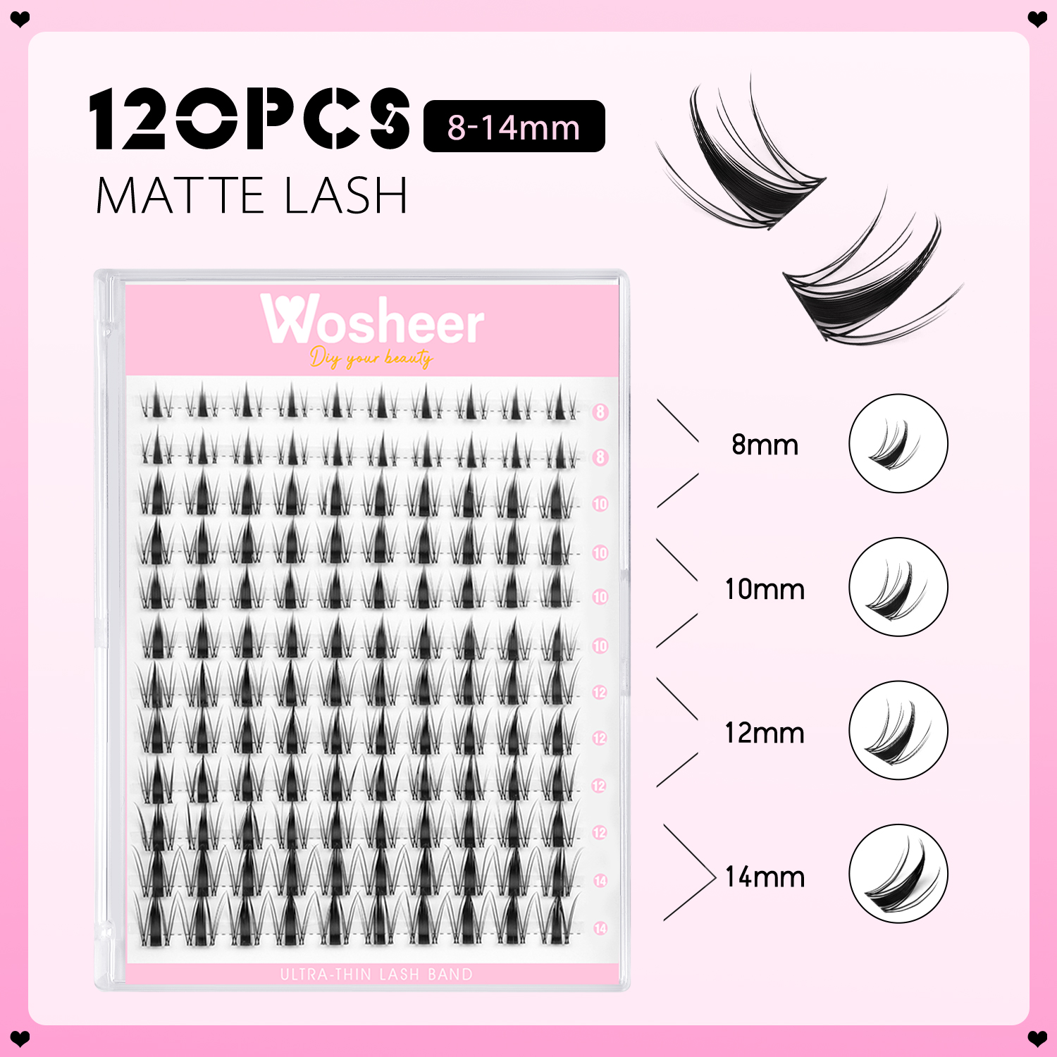 MANGA MATTE Lash Clusters