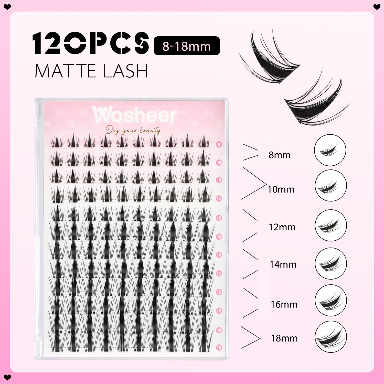MANGA MATTE Lash Clusters