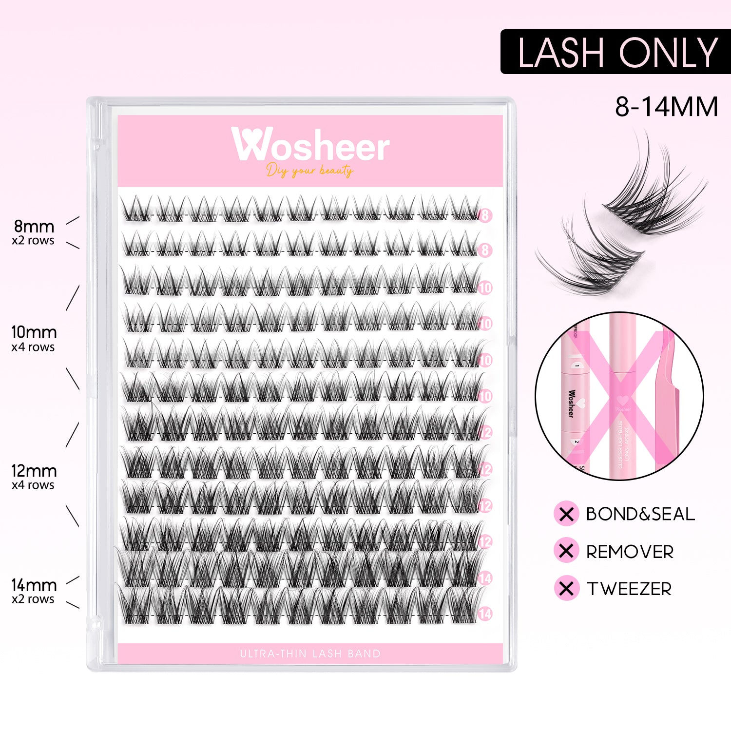 BABYDOLL Lash Clusters - WOSHEER