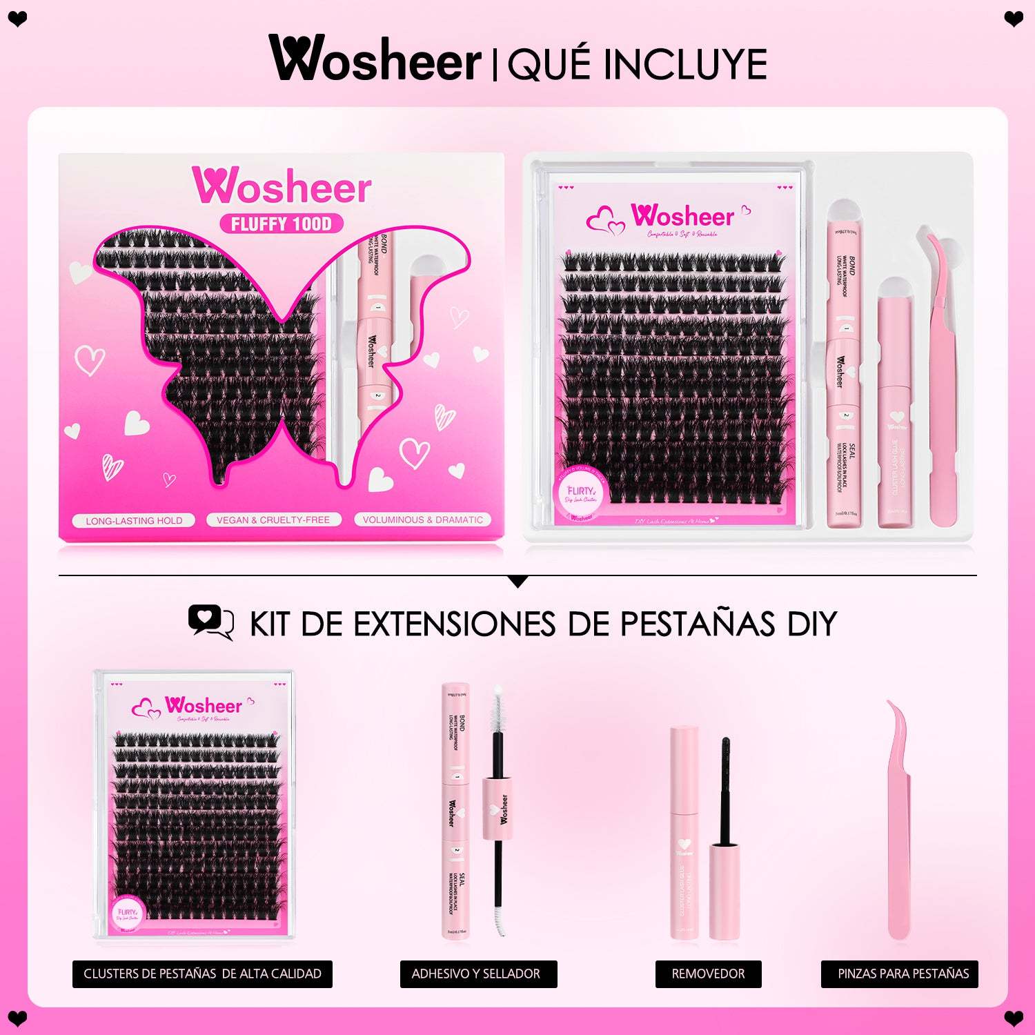 FLIRTY Lash Clusters - MX - WOSHEER