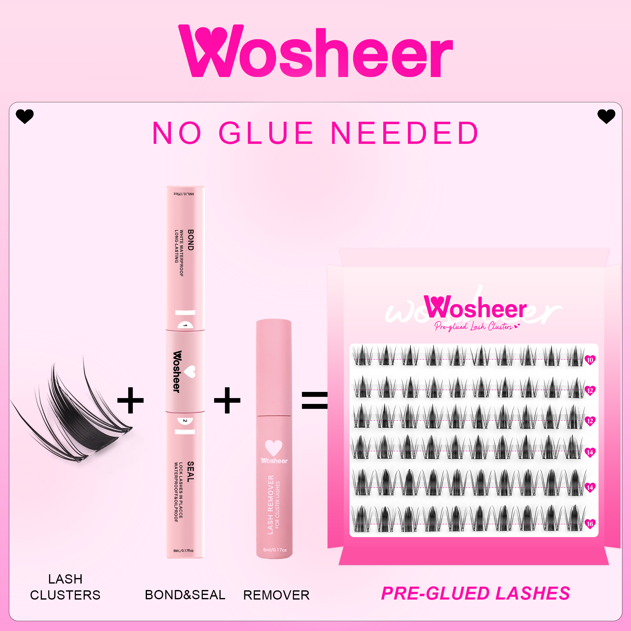 MANGA MATTE Pre-glued Lash Clusters